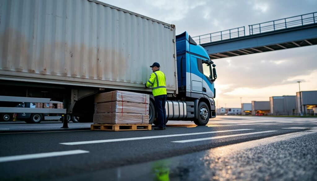 Camion conteneur : Transport efficace et sécurisé de marchandises