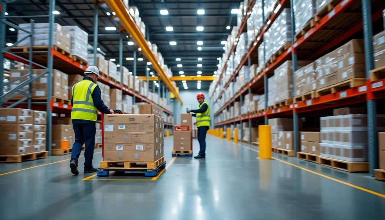Illustration: Comment le centre logistique d’Auchan à Trappes organise ses activités au quotidien