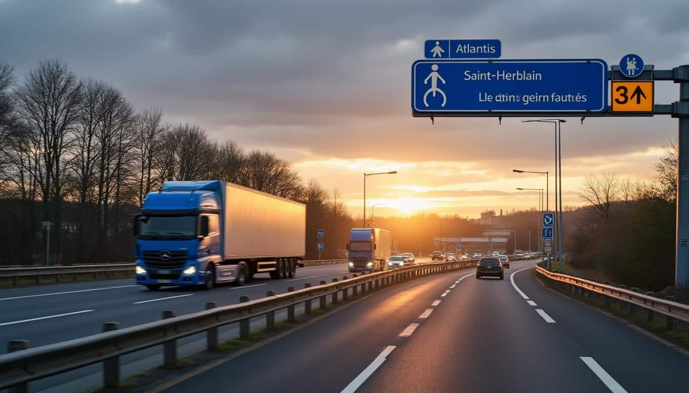 Illustration: Découvrez les spécificités du transport routier dans la région nantaise