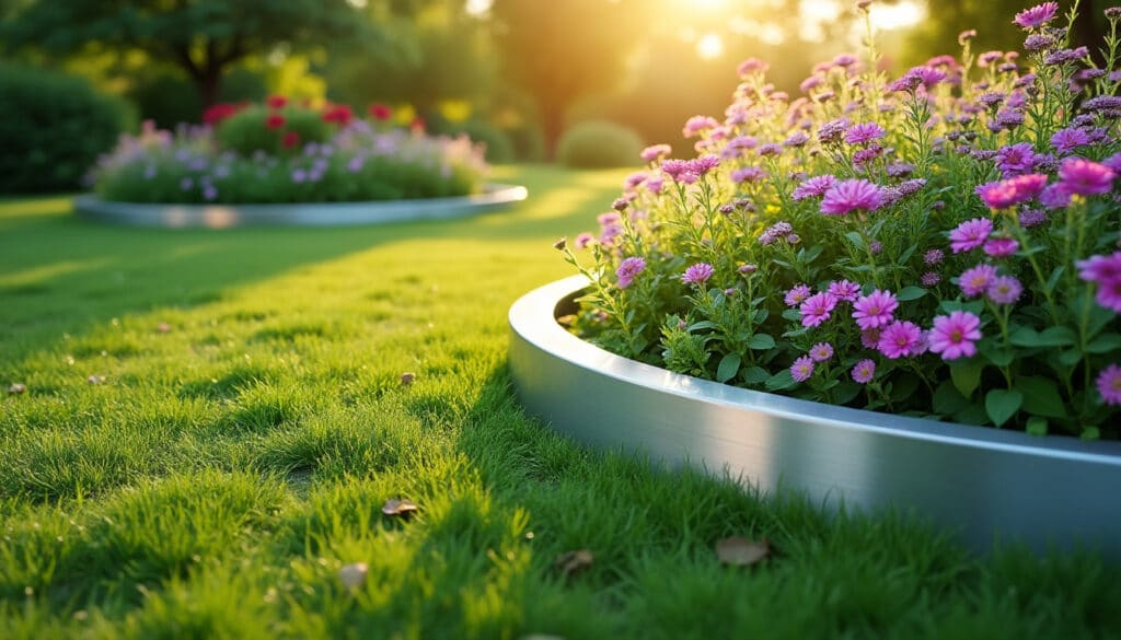 Bordure en acier galvanisé : robustesse et élégance pour votre jardin