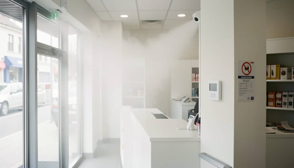 Générateur de brouillard pour alarme anti-intrusion