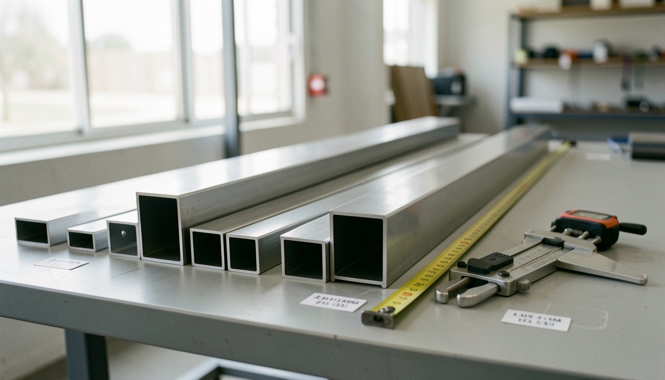 Dimensions d’un tube rectangulaire en acier bien choisies